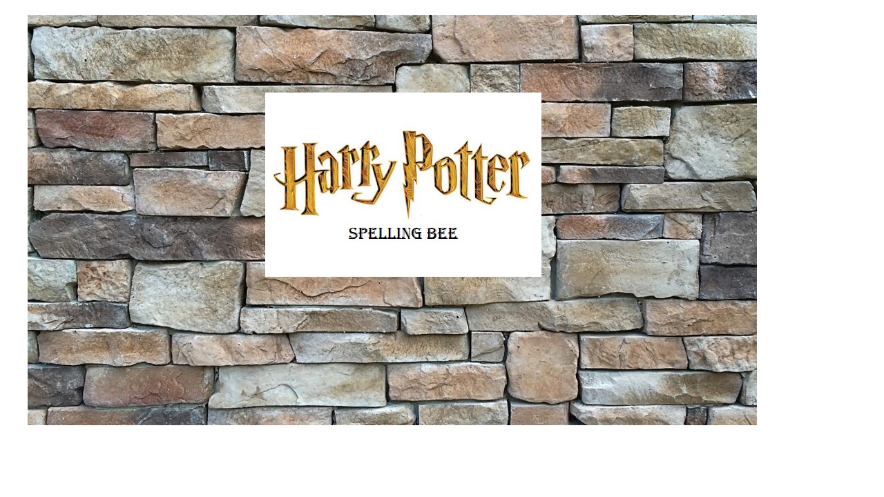 Harry Potter Spelling Bee