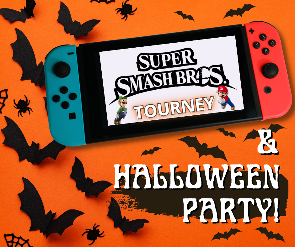 Teen Super Smash Bros Switch Tourney & Halloween Party