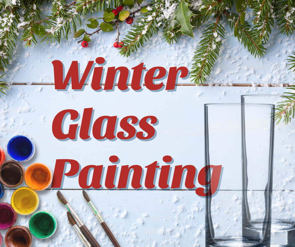 Winter Glass Painting