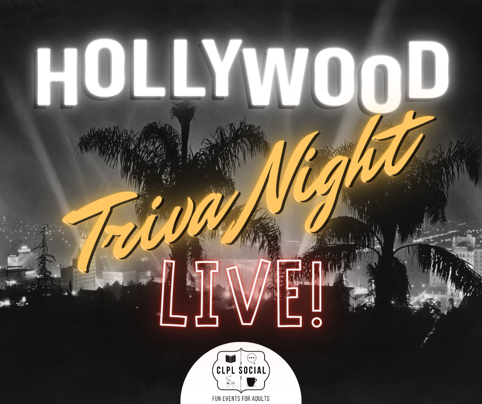 Text: Hollywood Trivia Night Live