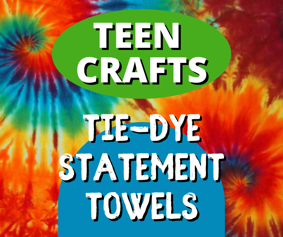 Teen Crafts: Tie-Dye Statement Towels