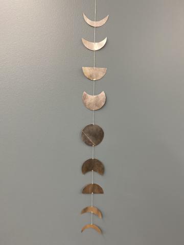 Moon phase wall hanging