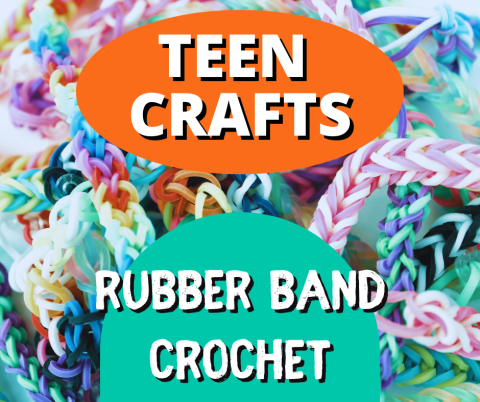 Teen Crafts: Rubber Band Crochet