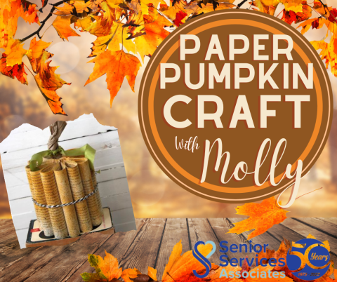 Paper Pumpkin Craft with Molly