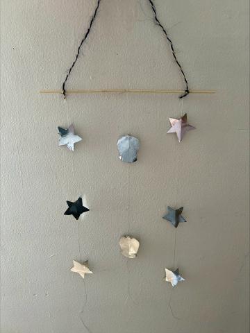 Picture of ocean paper wind chime
