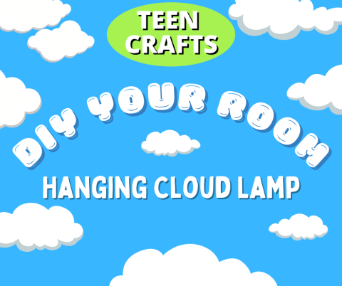 Hanging Cloud Lamp Craft graphic