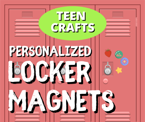Personalized Locker Magnets graphic