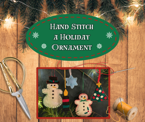 Hand Stitch a Holiday Ornament
