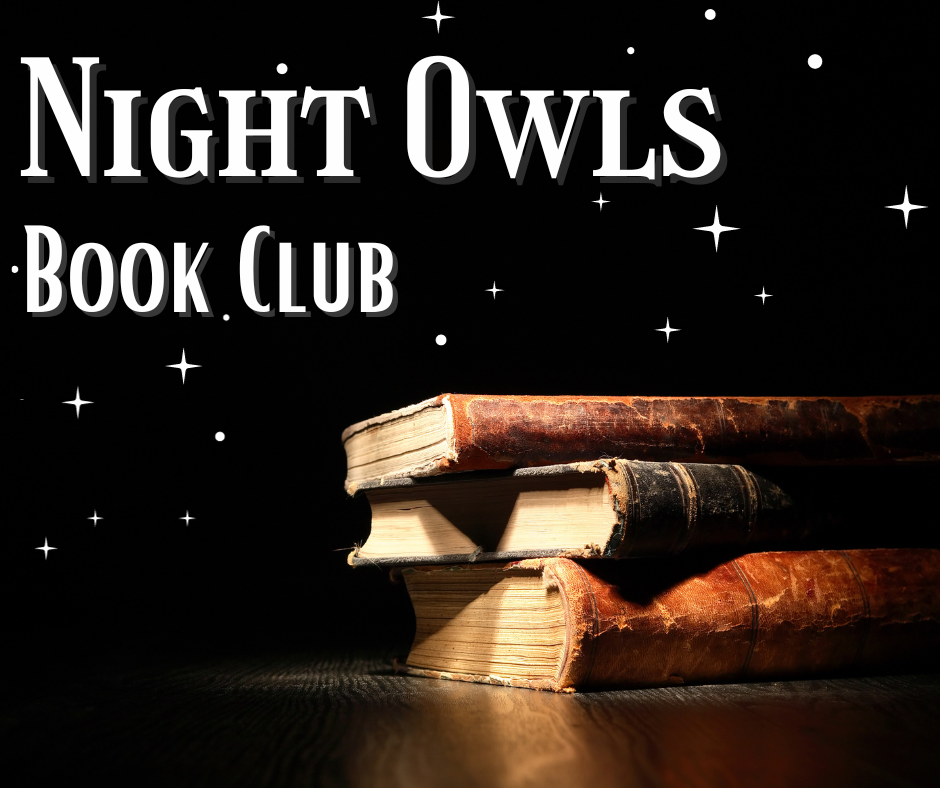 Night Owls Book Club Graphic