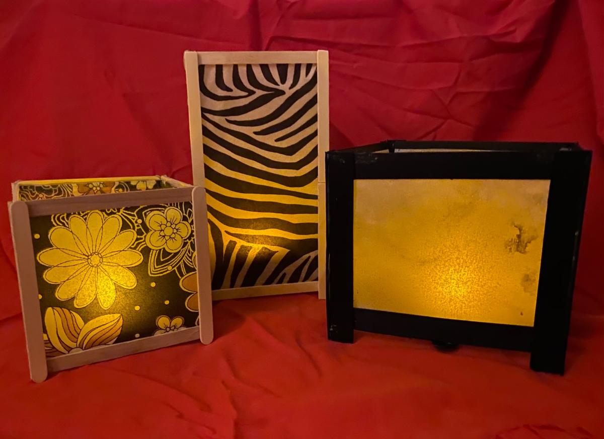 Shoji screen lanterns